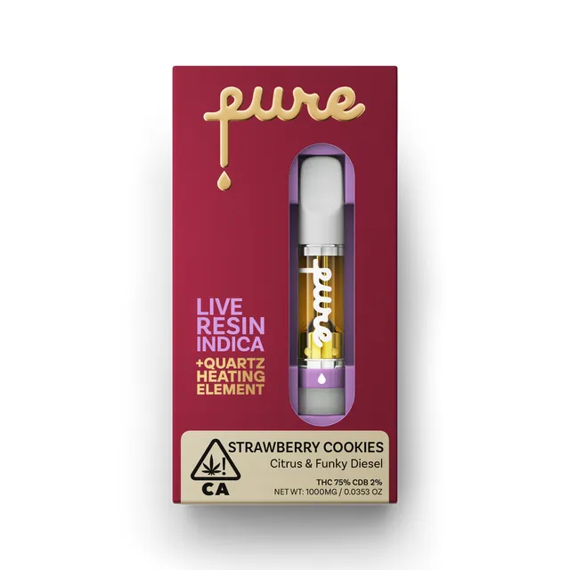 Pure Vape Strawberry Cookies Live Resin