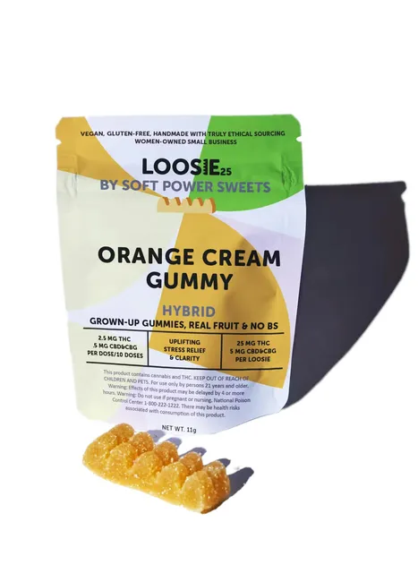 soft Power Sweets Loosie Gummy Orange Cream Hybrid Cbd