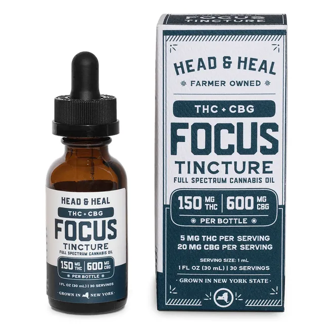 head Heal Tincture Focus 5 2 Thc Cbg Thc